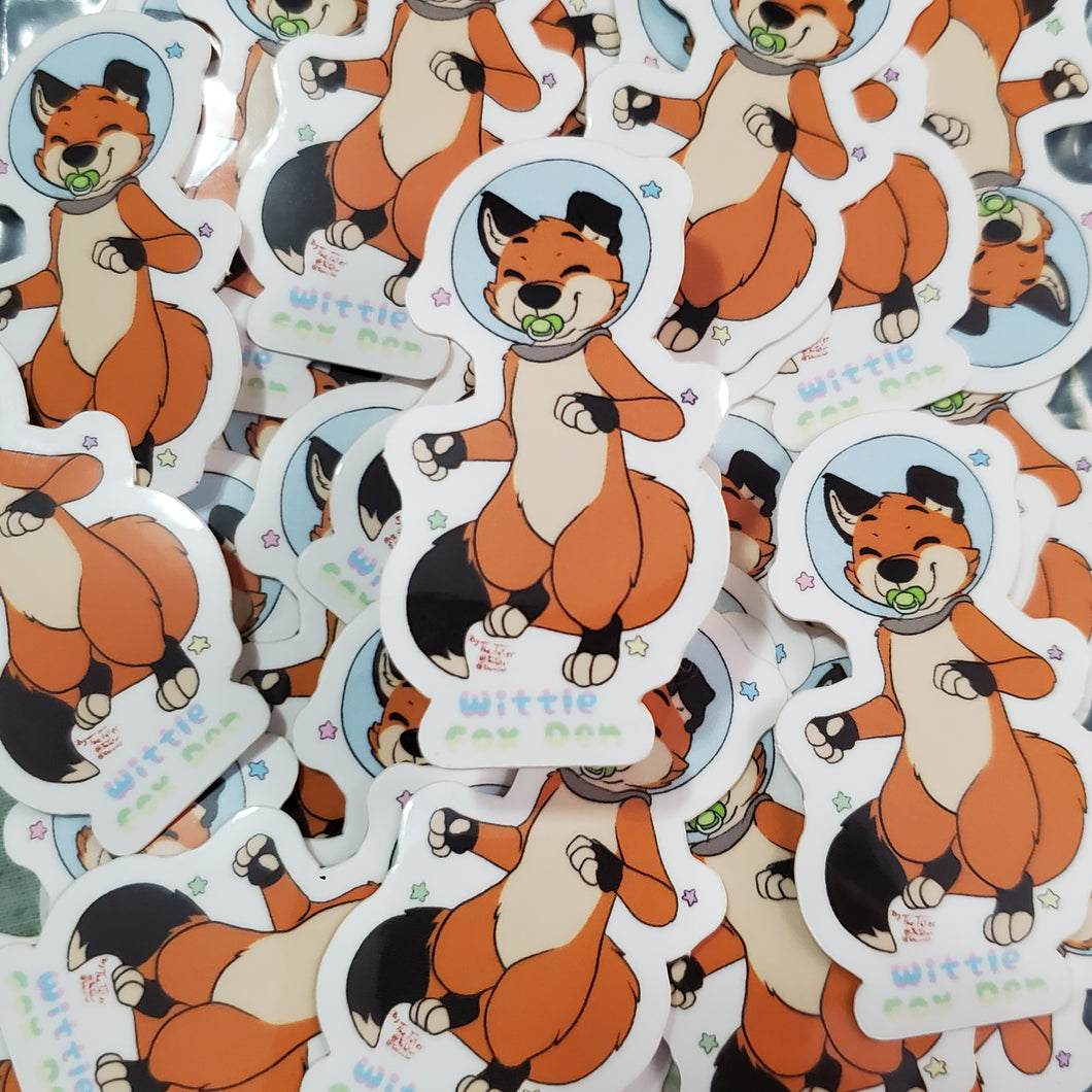 Vinyl Flix the Fox Sticker