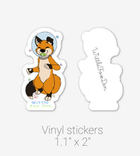 Load image into Gallery viewer, Vinyl Flix the Fox Sticker
