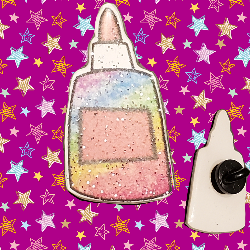 Glitter Glue Pin